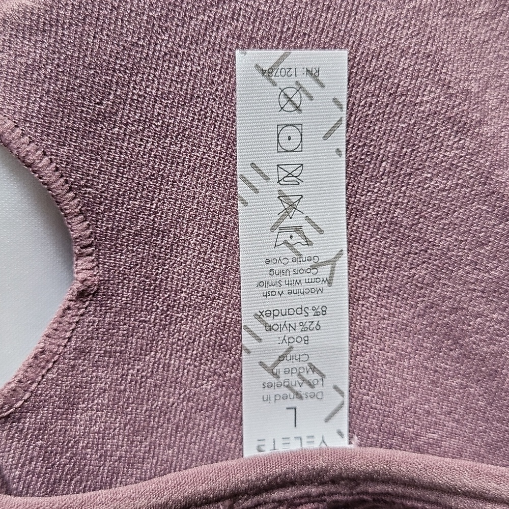 High Neck Mesh Overlay Sports Bra - Picture 6 of 7